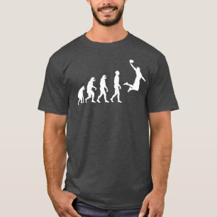 Evolutie van aap-aap naar honkbalspel t-shirt