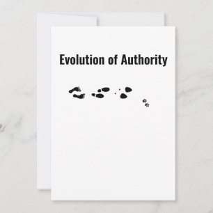 Evolutie van autoriteit met honden kaart