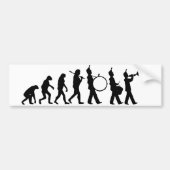 Evolutie van band bumpersticker (Voorkant)