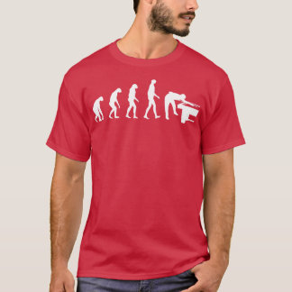 Evolutie van billard t-shirt