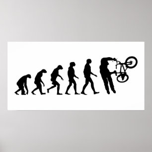 Evolutie van BMX Poster