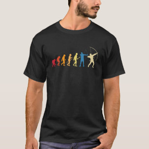 Evolutie van Boogschutter Boog Jagen Liefhebber Bo T-shirt