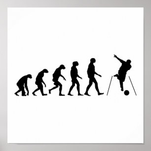 Evolutie van Bowling Poster
