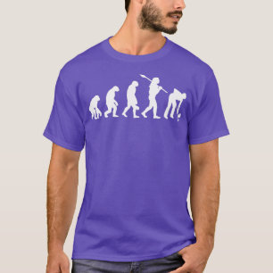 Evolutie van Curling Player T-shirt