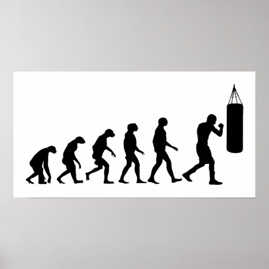 Evolutie van de boxing poster (Voorkant)