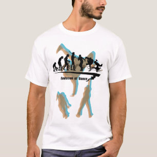 Evolutie van de dans t-shirt
