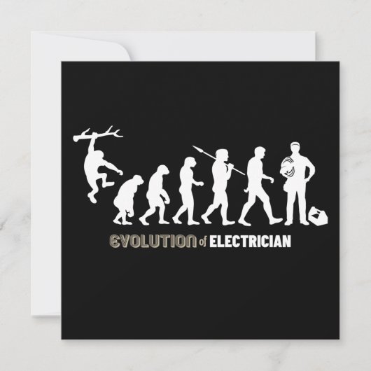 Evolutie van de elektricien kaart (Voorkant)
