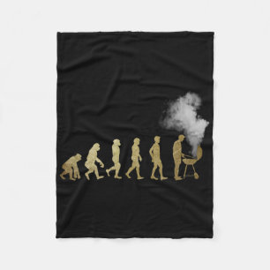 Evolutie van de grilmeester - grilling-cadeautjes fleece deken