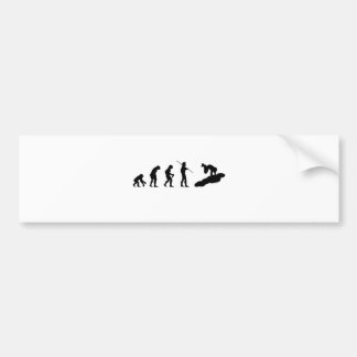 Evolutie van de hoge kant bumpersticker