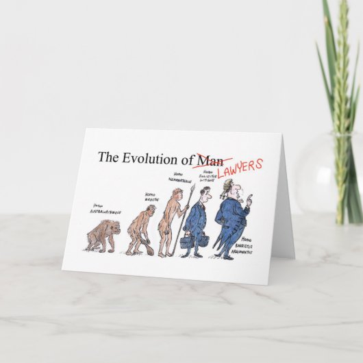 Evolutie van de Kaart Groeten juristen (Voorkant)