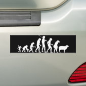 Evolutie van de Massa-Bumpersticker Bumpersticker (Op auto)
