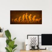 Evolutie van de Massa's Poster (Thuiskantoor)