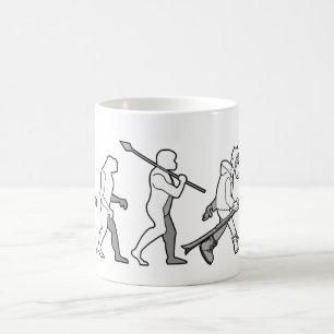 Evolutie van de sneeuwbuiter koffiemok