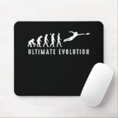 Evolutie van de Ultimate Frisbee Sport Muismat (Met muis)