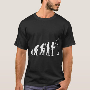 Evolutie van de Vissen geboren om te gaan vissen G T-shirt