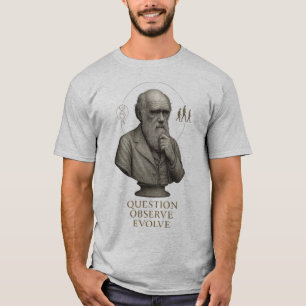 EVOLUTIE VAN DENKEN – Vraag. Observeer. Evolueren. T-shirt