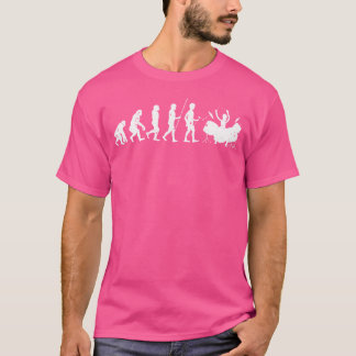 Evolutie van drummers voor muzikanten t-shirt