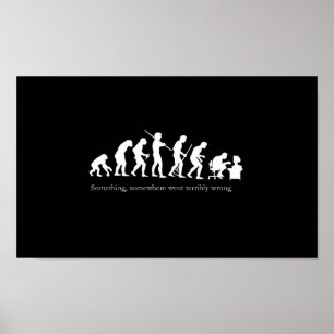 Evolutie van een coder poster
