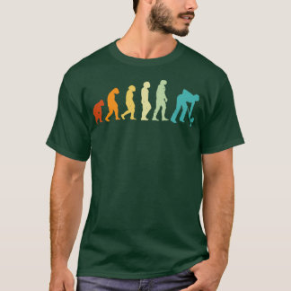 Evolutie van een Curling Player T-shirt