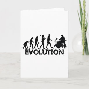 Evolutie van een drummer kaart