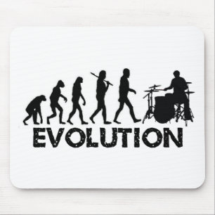 Evolutie van een drummer muismat