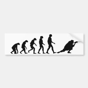 Evolutie van fotografie bumpersticker