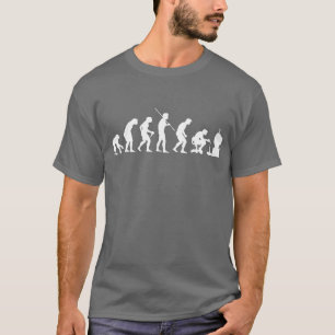 Evolutie van gamer voor videospelletjes t-shirt