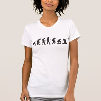 Evolutie van gamer voor videospelletjes t-shirt