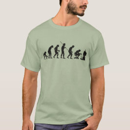 Evolutie van gamer voor videospelletjes t-shirt