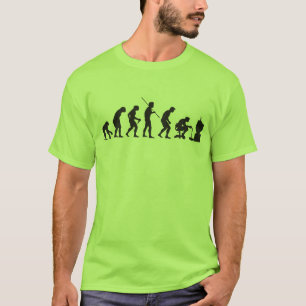 Evolutie van gamer voor videospelletjes t-shirt