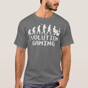 Evolutie van games Grappig videogames Nerd T-shirt