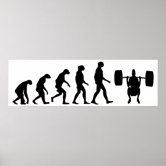 Evolutie van het gewicht poster (Voorkant)