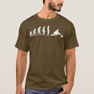 Evolutie van het krullen van de schimmel-kronkel t-shirt