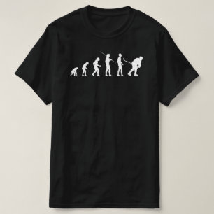 Evolutie van Ice Hockey Player Sportmodel Wv T-shirt