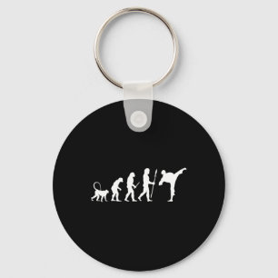 Evolutie van Karate Sleutelhanger