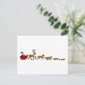 Evolutie van Kerstmis Feestdagenkaart (Staand voorkant)