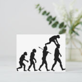 Evolutie van Man Briefkaart (Staand voorkant)