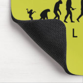 Evolutie van Man & Cockroach Funny Evolution Chart Muismat (Hoek)