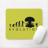 Evolutie van Man & Cockroach Funny Evolution Chart Muismat (Met muis)