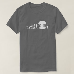 Evolutie van Man & Cockroach Funny Evolution Chart T-shirt