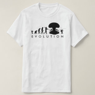Evolutie van Mens & Kakkerlak Grappige Evolutiekaa T-shirt