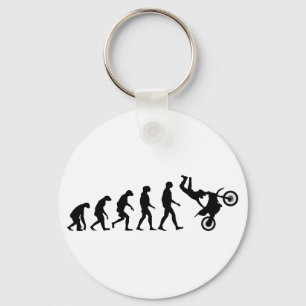 Evolutie van Motocross Sleutelhanger