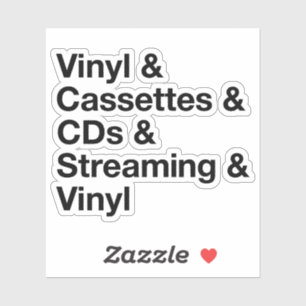 Evolutie van Muziek Sticker