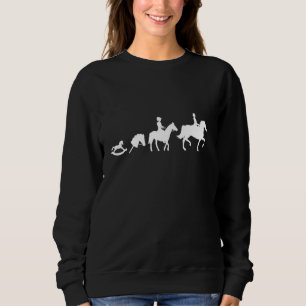 Evolutie van paardenpaardjes uit Dressage Trui
