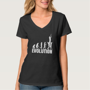 Evolutie van rugby speler t-shirt