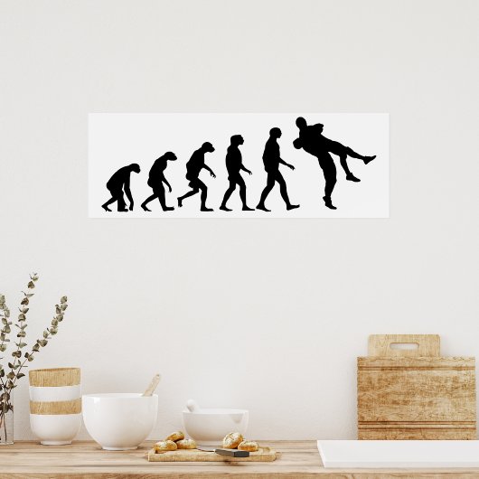 Evolutie van rusteling poster (Keuken)