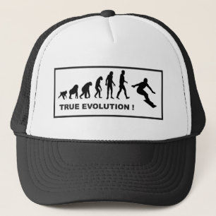 evolutie van sneeuwboarden trucker pet