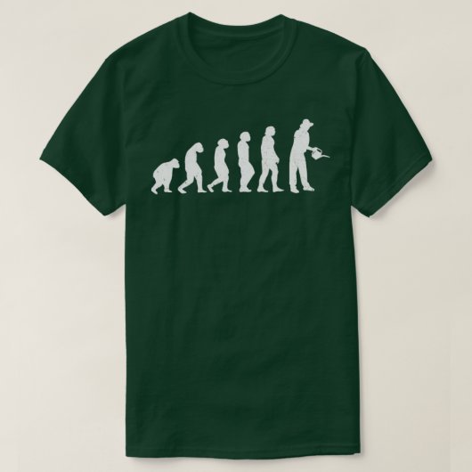 Evolutie van tuintuinbouwtuin t-shirt (Design voorkant)