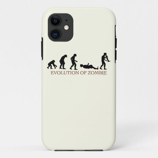 Evolutie van Zombie Case-Mate iPhone Case (Achterkant)