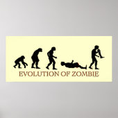Evolutie van Zombie Poster (Voorkant)